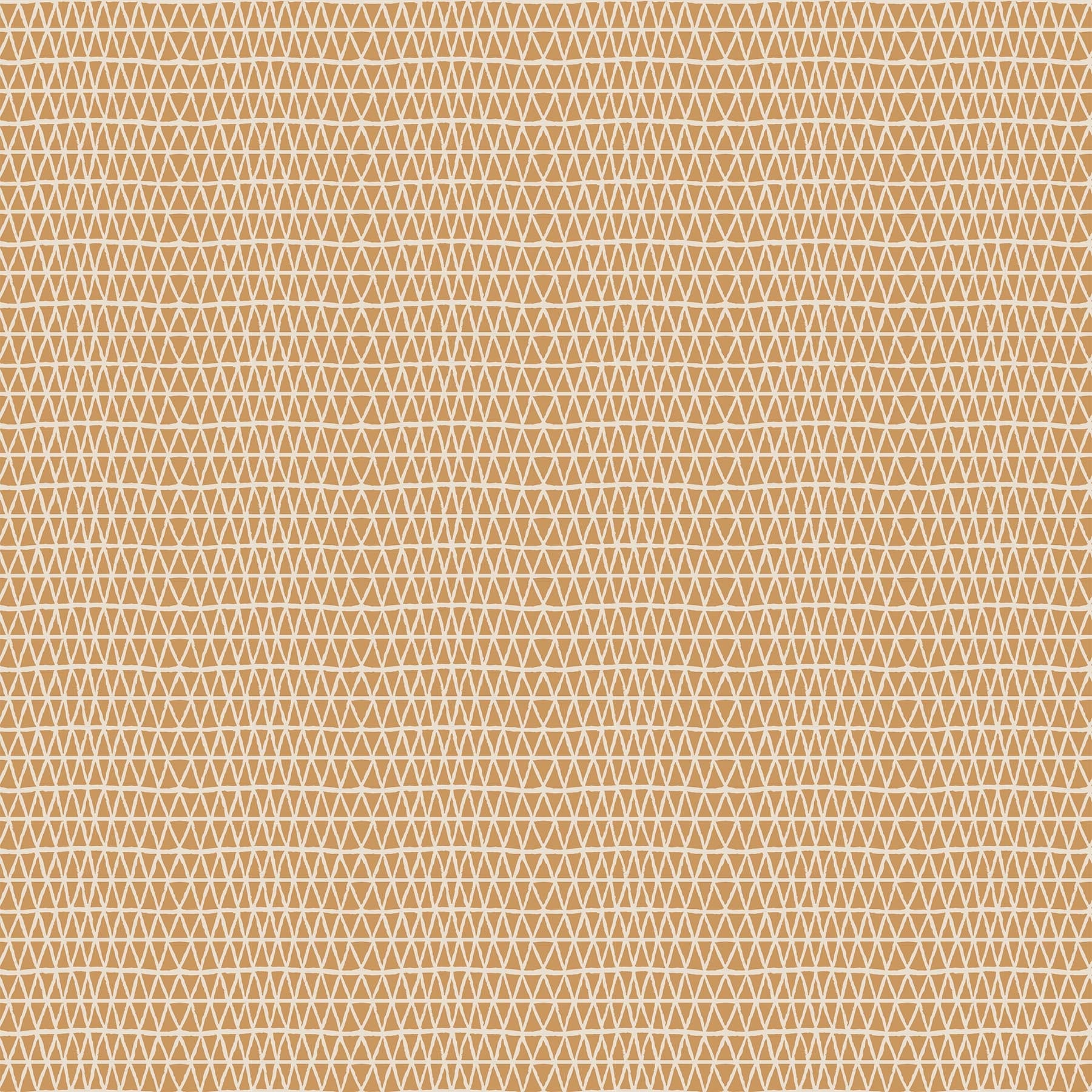 Cotton quilting fabric pattern called 'Diamond in Rust'. Part of the 'Wild Cottage' fabric collection. Designed by Holli Zollinger for fabric company Figo Fabrics. SKU: 90704-55. 44-45 inch width.