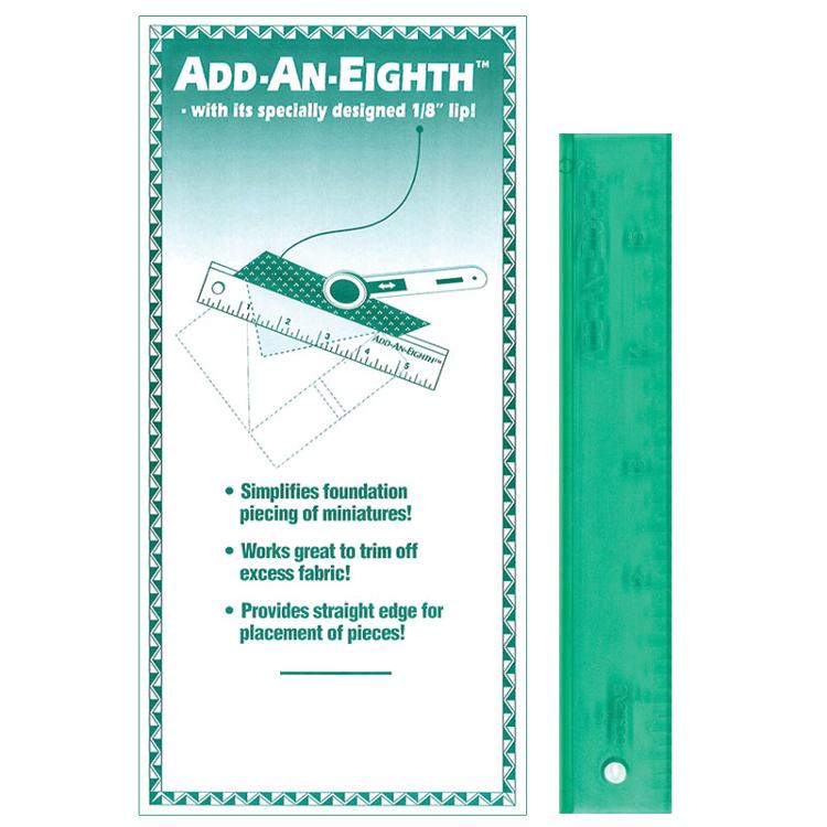 Add an Eighth Ruler - 6 in - Green - CM1-8