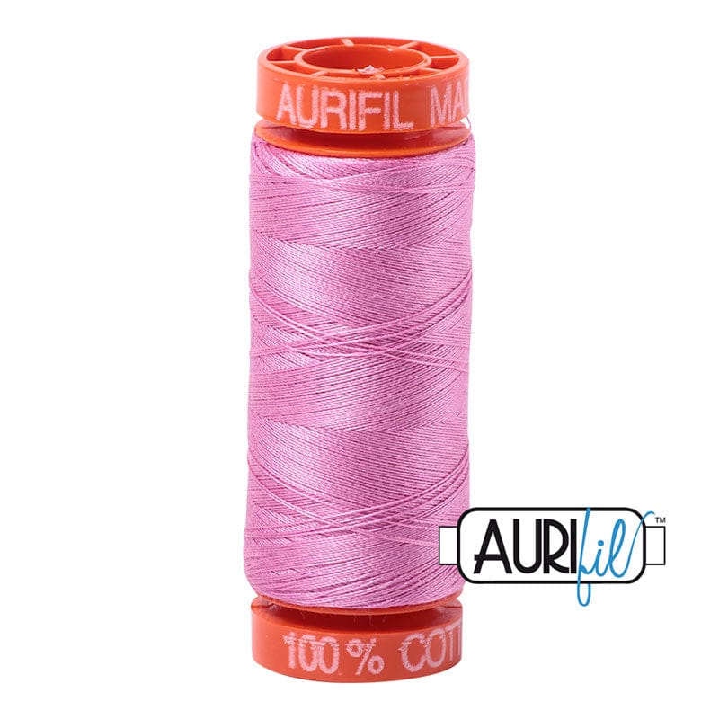 Aurifil Cotton Mako Thread - 50wt - 220m Spool - Medium Orchid - BMK50 2479