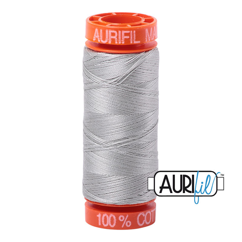 Aurifil Cotton Mako Thread - 50wt - 220m Spool - Airstream - BMK50 6726