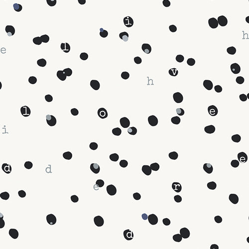 Letters - Love Speckles - Capsule by Art Gallery Fabrics - CAP-L-3005 - Half Yard