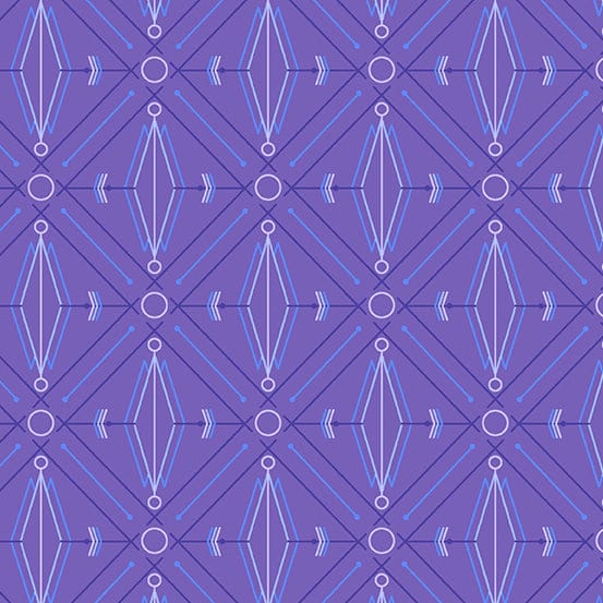 Deco Glo II - Lotus in Concord - CS-78-P - Half Yard