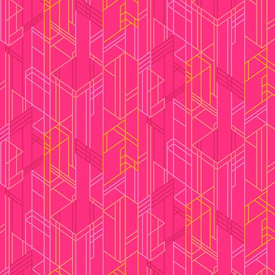 Deco Glo II - Meander in Prickly Pear - CS-276-R - Half Yard