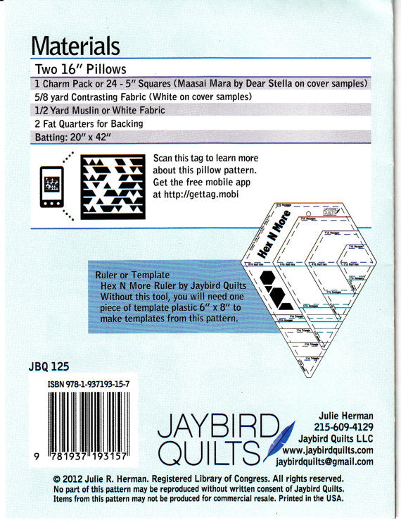 Candy Dish - Jaybird Quilts - Paper Pattern - JBQ 125