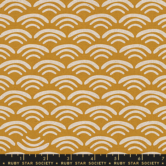 oi Pond - Smile and Wave CANVAS in Cactus - Ruby Star Society - RS1043 16L - Half Yard