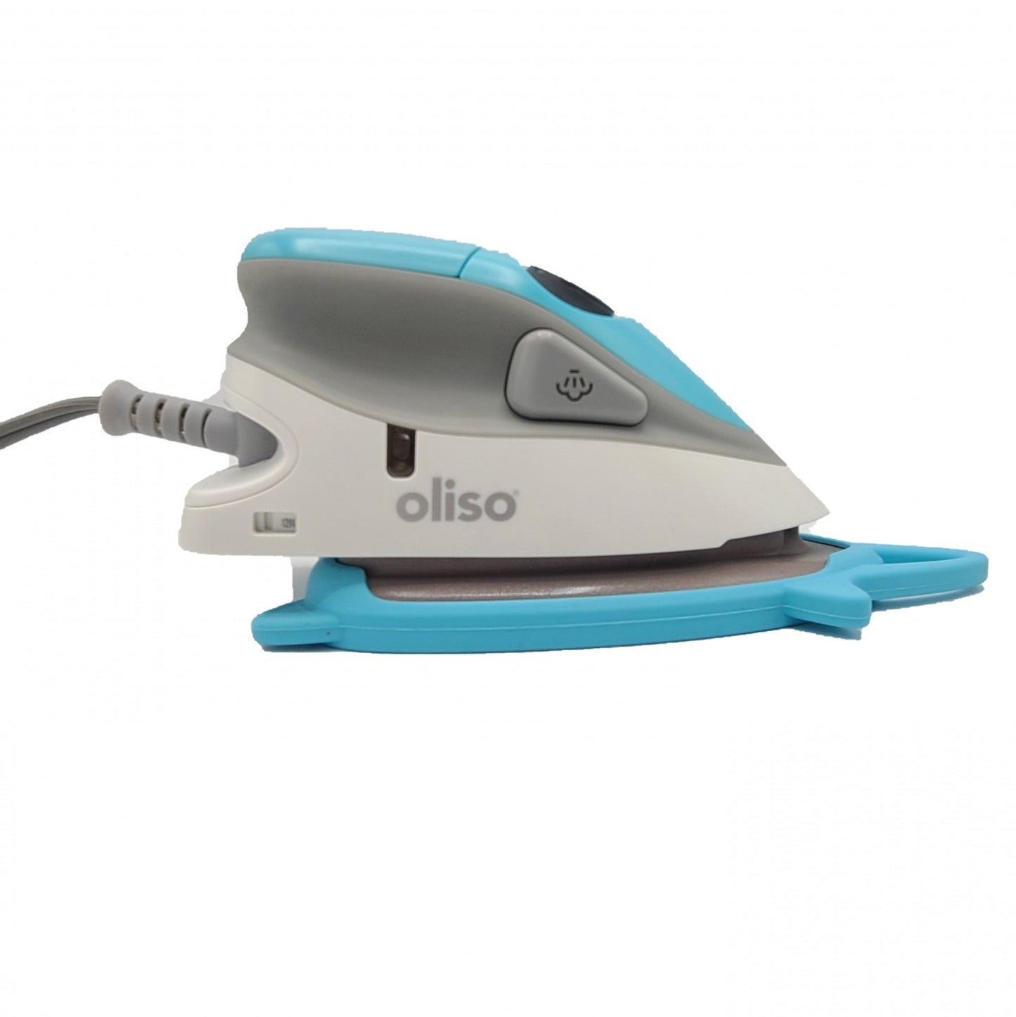 Oliso - Turquoise Mini Iron with Trivet - M2PRO-TUR