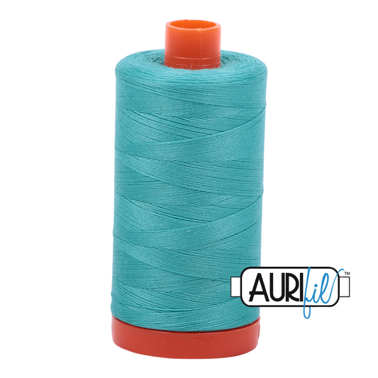 Aurifil Cotton Mako Thread - 50wt - 1300m Spool - Light Jade - MK50SC6 1148