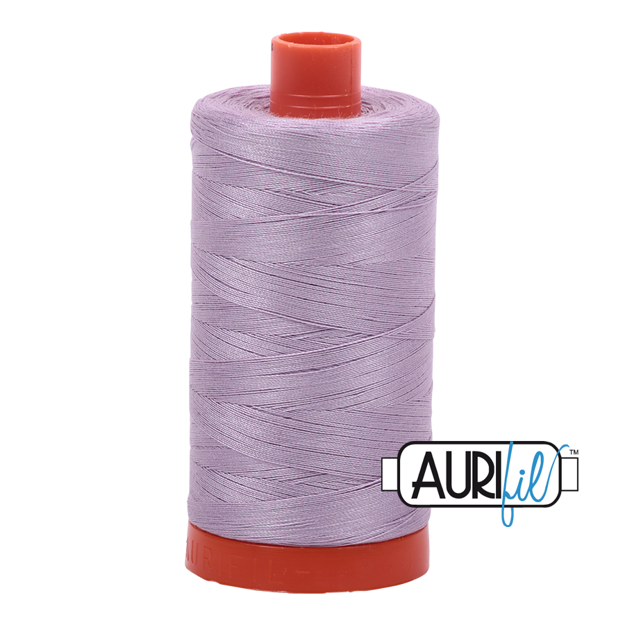 Aurifil Cotton Mako Thread - 50wt - 1300m Spool - Lilac - MK50SC6 2562
