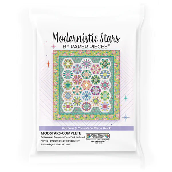 Modernistic Stars by Paper Pieces - Paper Pieces Pack - MODSTARS-COMPLETE