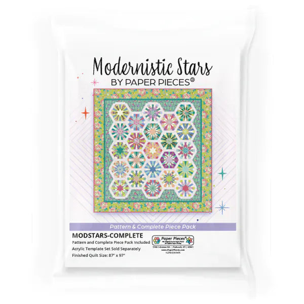 Modernistic Stars by Paper Pieces - Paper Pieces Pack - MODSTARS-COMPLETE