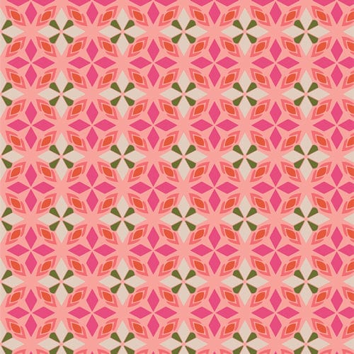 Cotton quilting fabric pattern called 'Blooming Essence'. Part of the 'Open Heart' fabric collection. Designed by Maureen Cracknell for fabric company Art Gallery Fabrics. SKU: OPH-24355. 44-45 inch width.