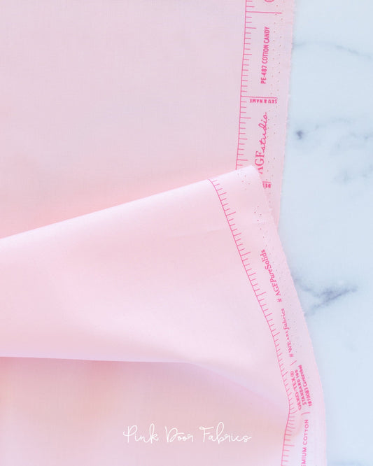 Cotton quilting fabric pattern called 'Cotton Candy'. Part of the 'Pure Solids' fabric collection. Designed by Art Gallery Fabrics for fabric company Art Gallery Fabrics. SKU: PE-487. 44-45 inch width.