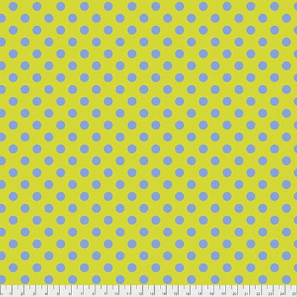 Tula Pink All Stars Pom Pom Dot in Myrtle Green