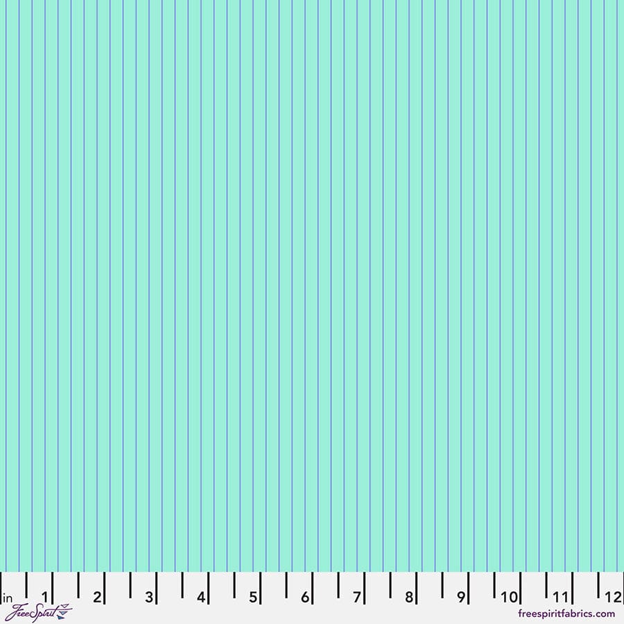 Tula Pink True Colors 2022 - Tiny Stripes in Misty - Tula Pink for Free Spirit - PWTP186.MISTY - Half Yard