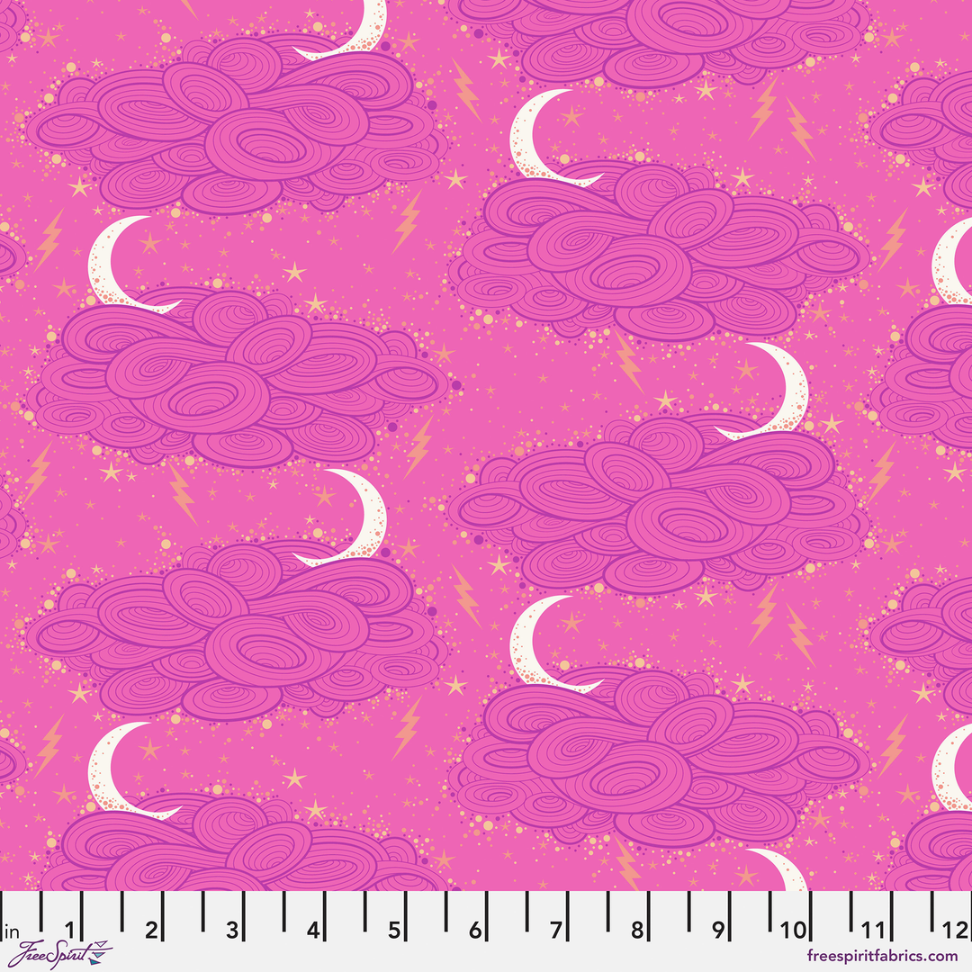 Nightshade Deja Vu - Storm Clouds in Oleander - PWTP208.OLEANDER - Half Yard