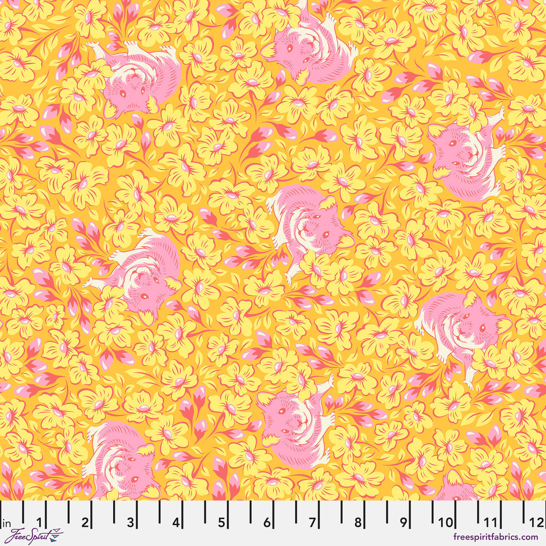 Besties - Chubby Cheeks in Buttercup - PWTP218.BUTTERCUP - Half Yard