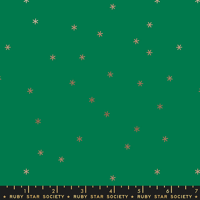 Stay Gold - Spark in Metallic Evergreen - Melody Miller for Ruby Star Society - RS0005-53M - Half Yard