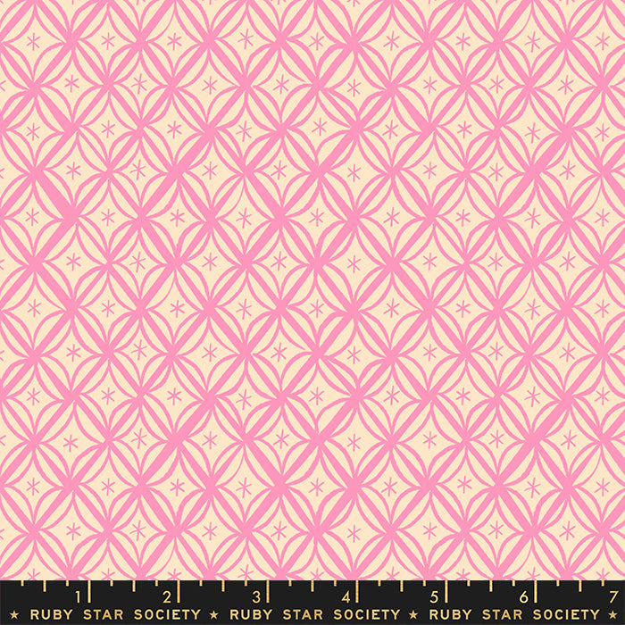 Camellia - Macrame in Flamingo - Melody Miller for Ruby Star Society - RS0034 12 - Half Yard