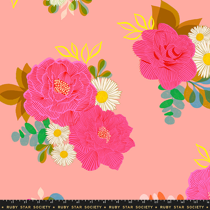  Camellia - 108" Camellia Wideback in Balmy - Melody Miller for Ruby Star Society - RS0036 11 - Half Yard