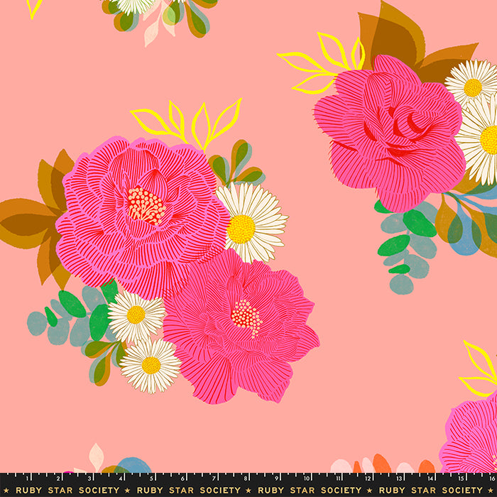 Camellia - 108" Camellia Wideback in Balmy - Melody Miller for Ruby Star Society - RS0036 11 - Half Yard
