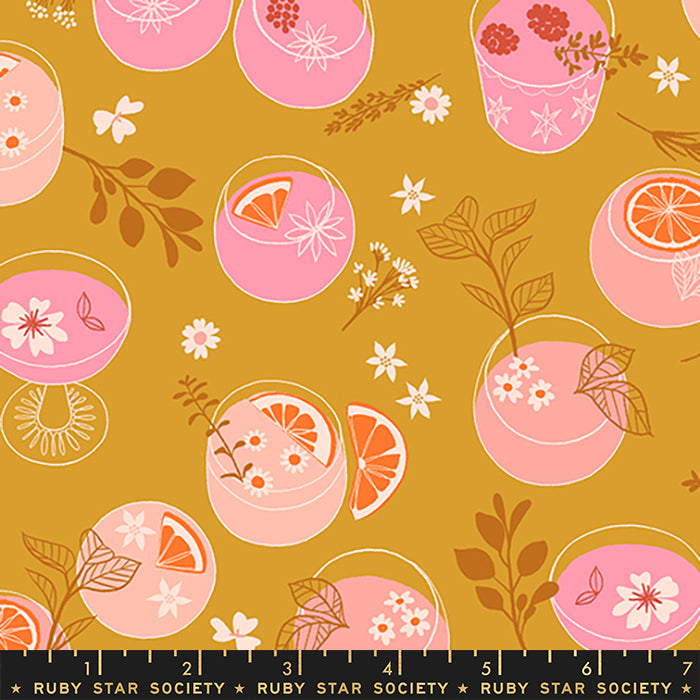 Elixir - Libations in Cactus - Ruby Star Society - RS0038 13 - Half Yard