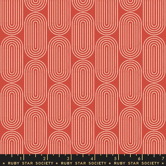 Linear - Capture in Cayenne - RS1051 12 - Half Yard