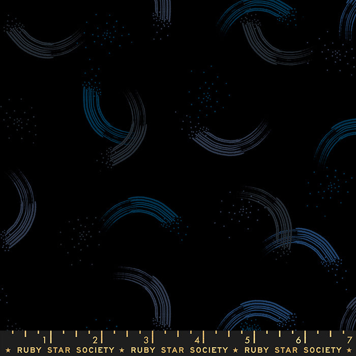 Twirl - Twirl in Black - RS2065 20 - Half Yard
