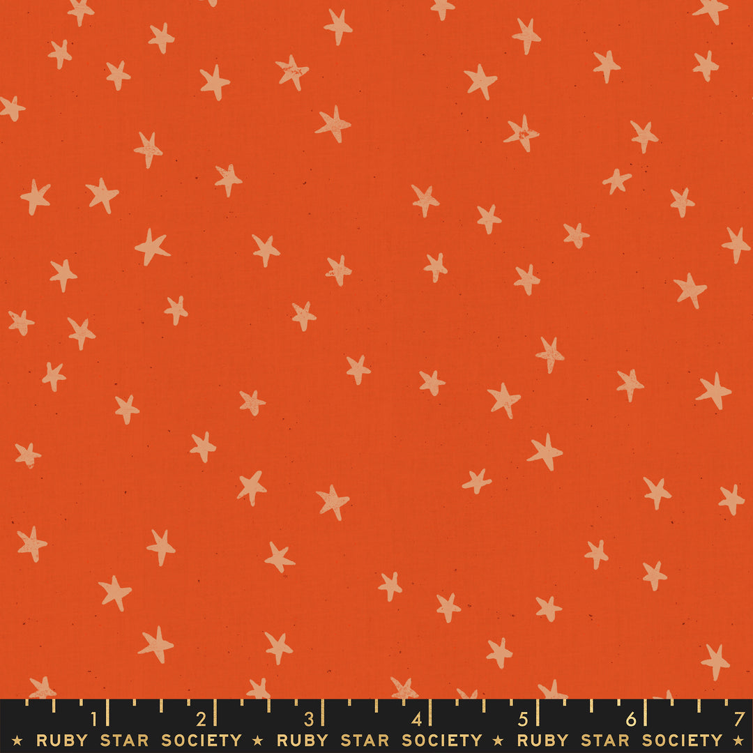 Starry - Starry in Warm Red - Alexia Abegg for Ruby Star Society - RS4006 19 - Half Yard