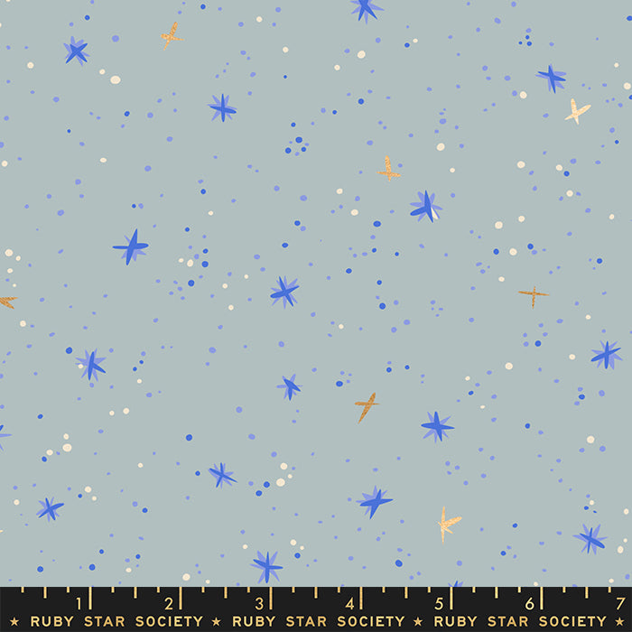 Jolly Darlings - Space Thistles in Arctic - Ruby Star Society - RS5082 12M - Half Yard
