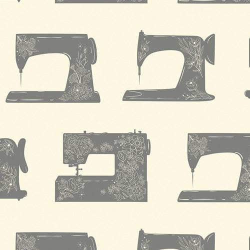 Cotton quilting fabric pattern called 'Let it Sew Classic'. Part of the 'Sew Obsessed' fabric collection. Designed by AGF Studio for fabric company Art Gallery Fabrics. SKU: SEW24903. 44-45 inch width.