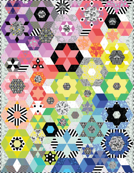 Smitten - Quilt Pattern Addendum - Tula Pink True Colors