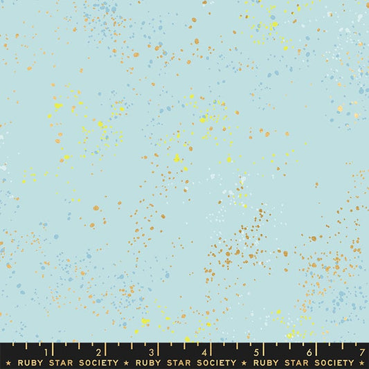 2021 Speckled Metallic - Speckled Metallic in Polar - Ruby Star Society - RS5027 101M - Half Yard