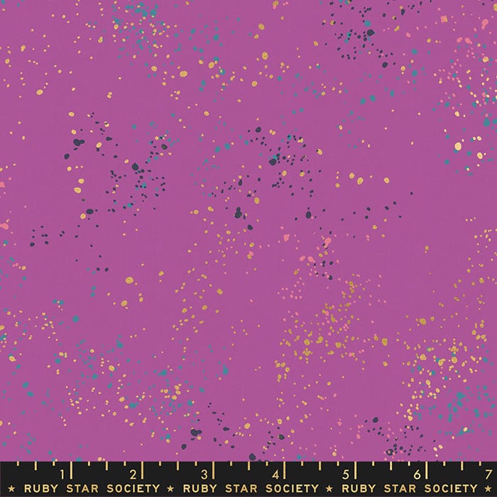 Cotton quilting fabric. Pattern called 'Witchy'. Designed by Ruby Star Society for fabric company Moda Fabrics. SKU: RS5027 79M. 44-45 inch width.
