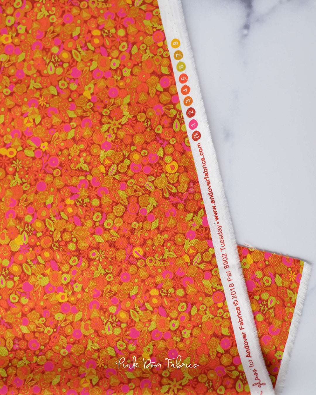 Sun Print 2021 - Tuesday in Marigold - Alison Glass for Andover - A-8902-O - Half Yard