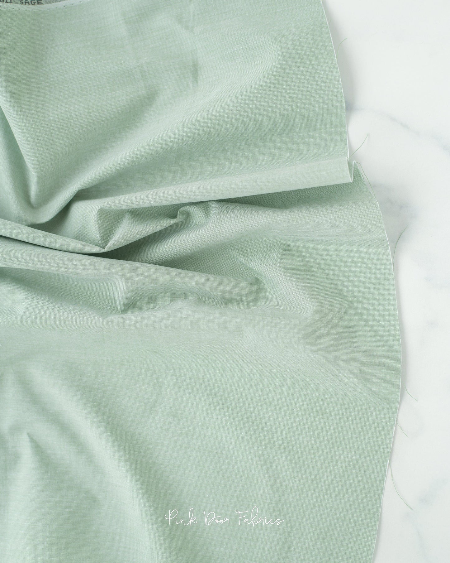 Chambray Solids - Sage - 160011 - Half Yard