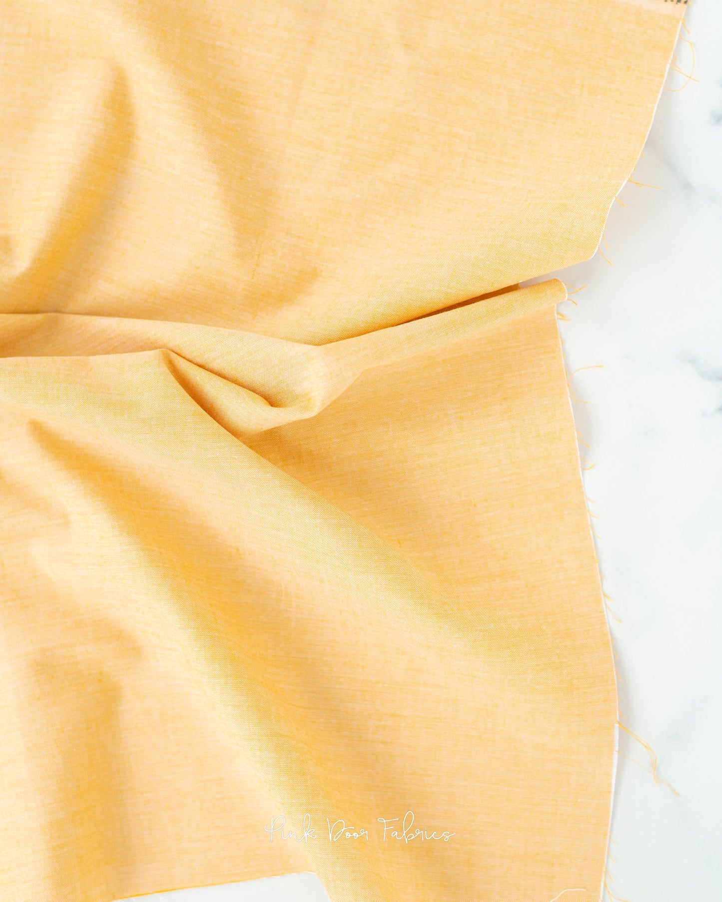 Chambray Solids - Warm Yellow - 160015 - Half Yard
