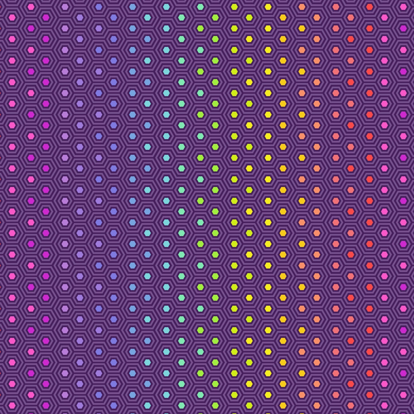 Cotton quilting fabric pattern called 'Hexy in Starling'. Part of the 'True Colors' fabric collection. Designed by Tula Pink for fabric company Free Spirit Fabrics. SKU: PWTP151.STARLING. 44-45 inch width.