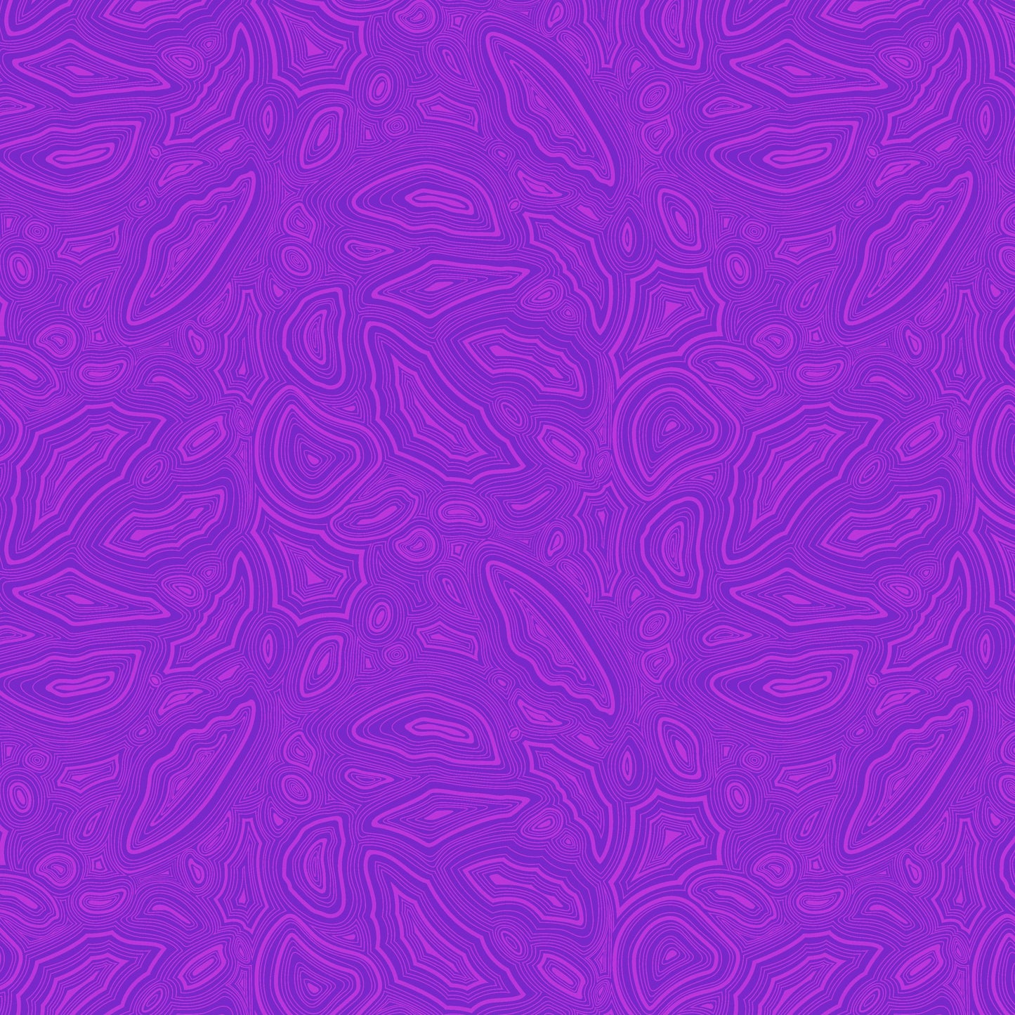 Cotton quilting fabric pattern called 'Mineral in Amethyst'. Part of the 'True Colors' fabric collection. Designed by Tula Pink for fabric company Free Spirit Fabrics. SKU: PWTP148.AMETHYST. 44-45 inch width.