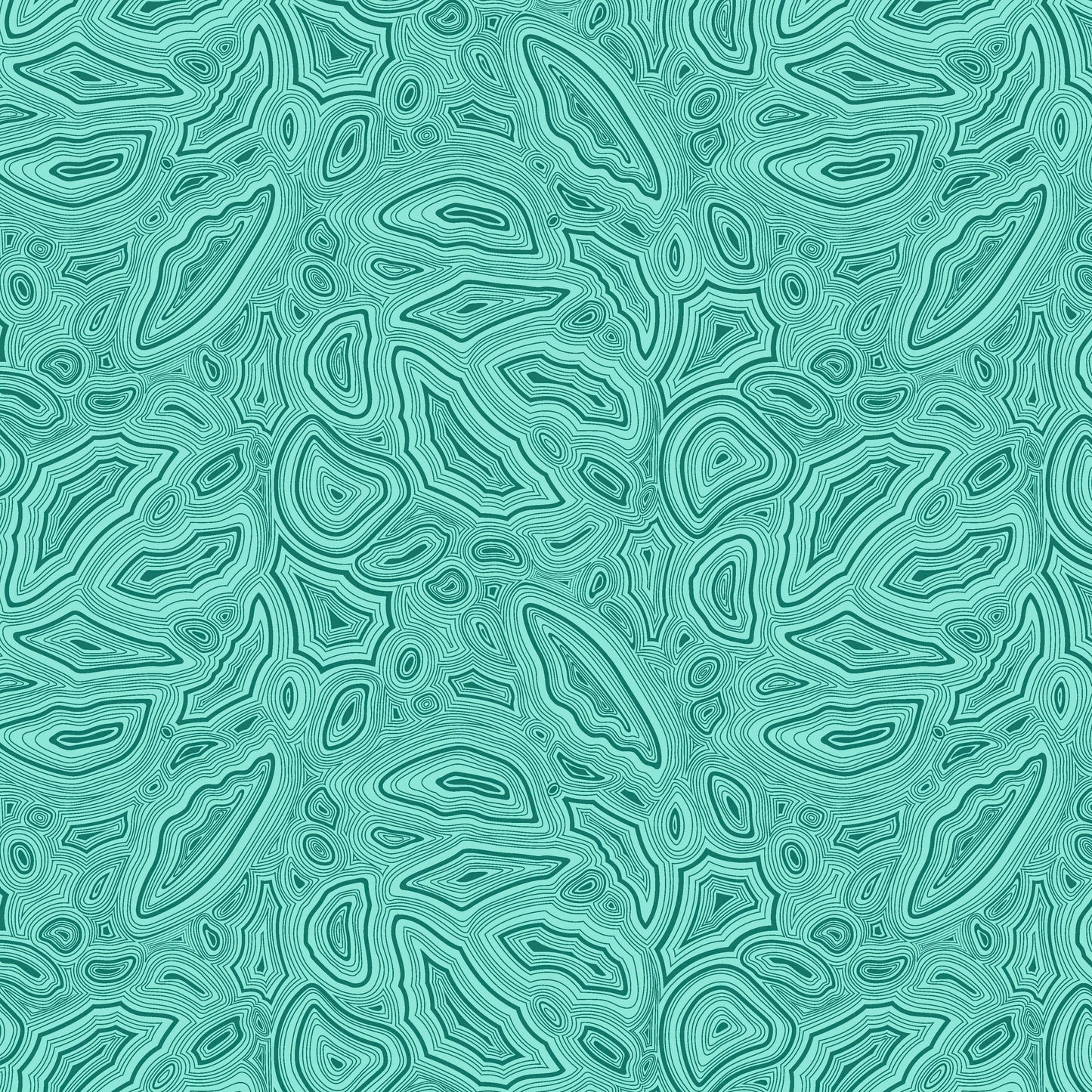 Cotton quilting fabric pattern called 'Mineral in Aquamarine'. Part of the 'True Colors' fabric collection. Designed by Tula Pink for fabric company Free Spirit Fabrics. SKU: PWTP148.AQUAMARINE. 44-45 inch width.