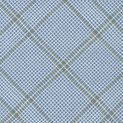 Collection CF - Diamond Grid in Shitake - Carolyn Friedlander - AFRM-19932-383 - Half Yard