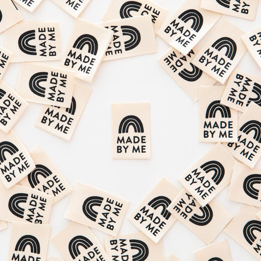 Sarah Hearts - Made by Me (organic cotton) - Sewing Woven Clothing Label Tags - SH960172