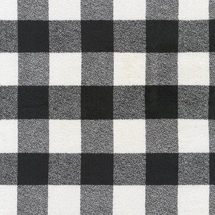 Cotton flannel quilting fabric pattern called 'Plaid in Pepper'. Part of the 'Mammoth flannel' fabric collection. Designed by Robert Kaufman for the Robert Kaufman fabric company. SKU: SRKF-20704-188. 44-45 inch width.