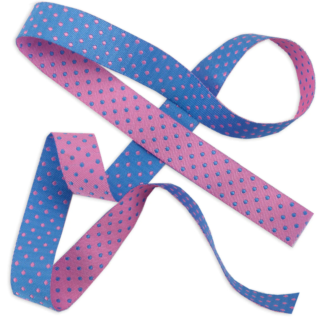Renaissance Ribbons - Tula Pink Tiny Beasts - Reversible Dots Tula 5/8" - TK-105D/16mm col 4_y - One Yard
