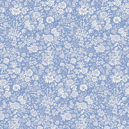 Emily Belle - Marine Blue - Liberty Fabrics - 01666409A - Half Yard