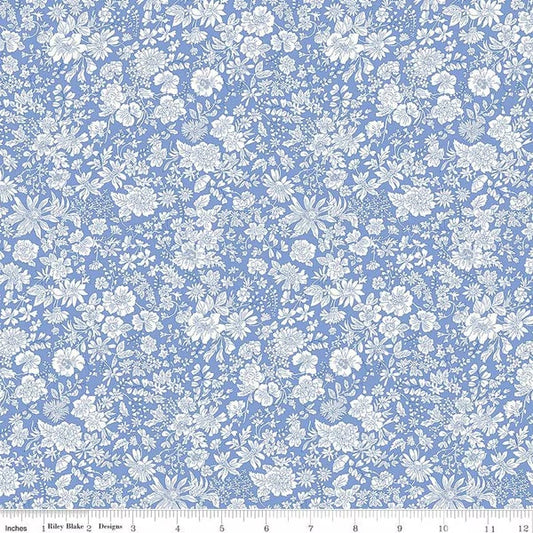 Emily Belle - Marine Blue - Liberty Fabrics - 01666409A - Half Yard