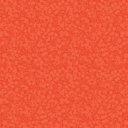 Cotton quilting fabric pattern called 'Watermelon Red'. Part of the 'Wiltshire Shadow' fabric collection. Designed by Liberty Fabrics Collection for fabric company Liberty Fabrics. SKU: 01666513A. 44-45 inch width.