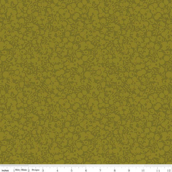 PREORDER - The Wiltshire Shadow Collection - Olive - Liberty Fabrics - 01666563A - Half Yard