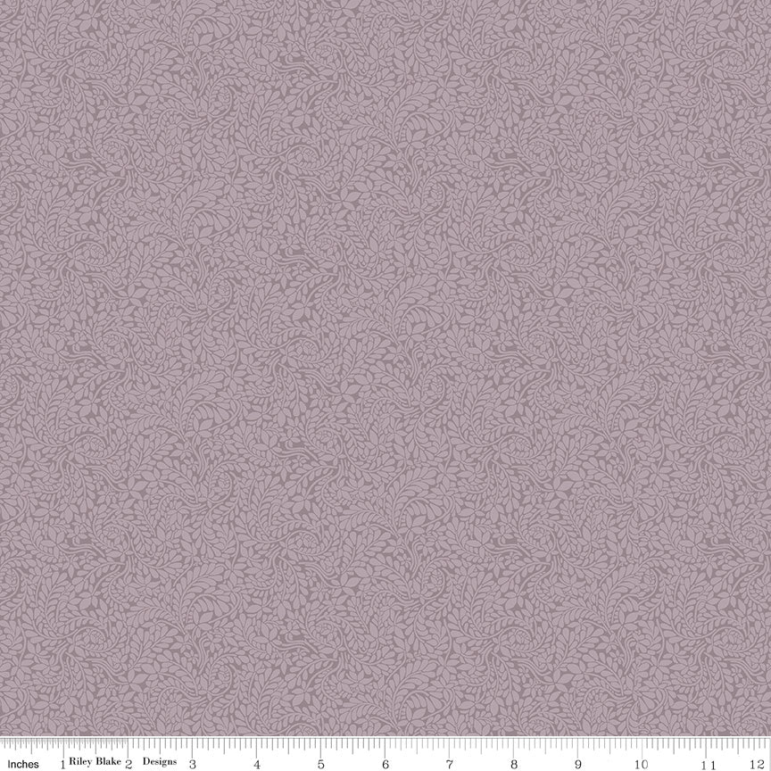 PREORDER - York Fern - Wisteria Purple - Liberty Fabrics - 016668106A - Half Yard