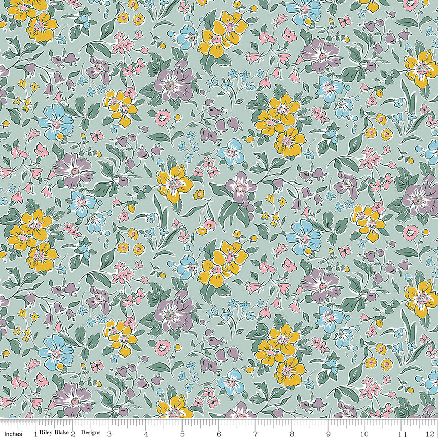 PREORDER - Heirloom Spring - Spring Petals A - Liberty Fabrics - 016673100A - Half Yard