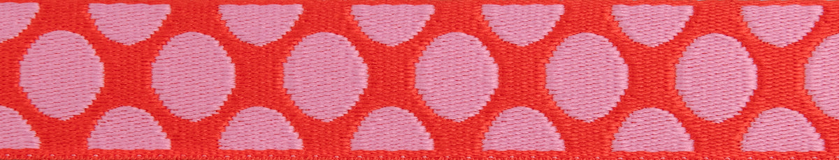 Down to Earth - Dot WEBBING in Pinkerberry - 1" width - by Tula Pink - One Yard (Preorder)